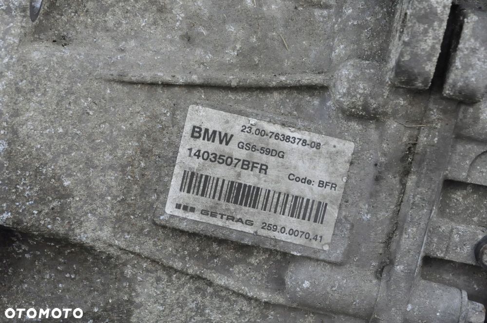 MINI F54 F55 F56 F57 1.5D 2.0D SKRZYNIA 23.00-7638378-08 GS6-59DG BFR 87tys - 4