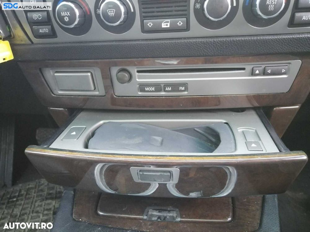 Sertar Bord Suport Telefon Spatiu Depozitare BMW Seria 7 E65 E66 730 Facelift 2001 - 2008 - 2