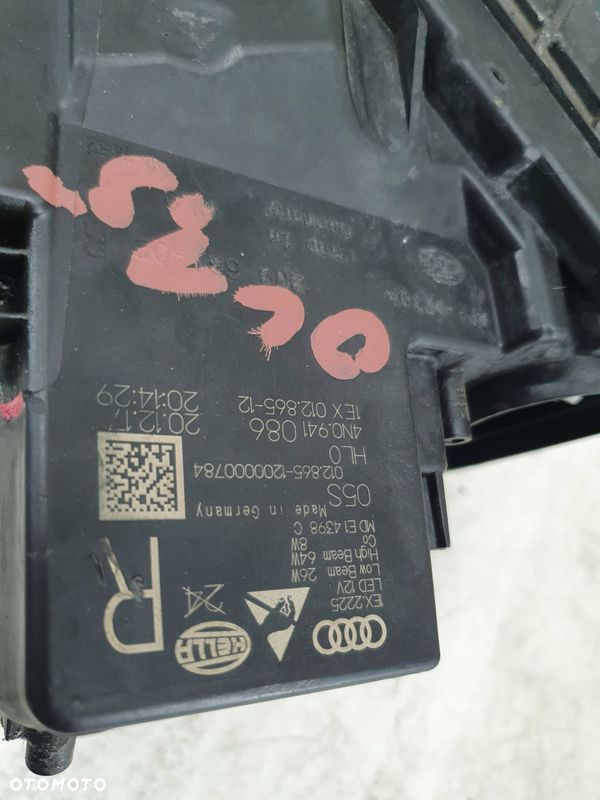 Audi A8 S8 D5 4N0 laser prawa lampa przednia przód reflektor 4n0941086 - 8