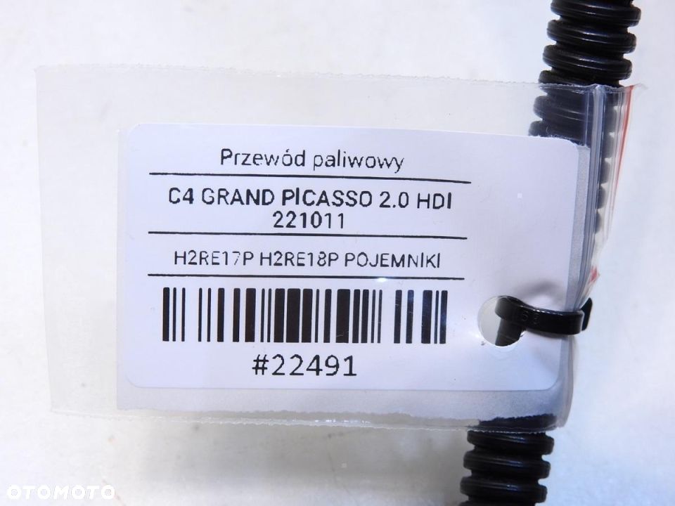 PRZEWÓD PALIWA CITROEN C4 GRAND PICASSO I 2.0 HDI - 7