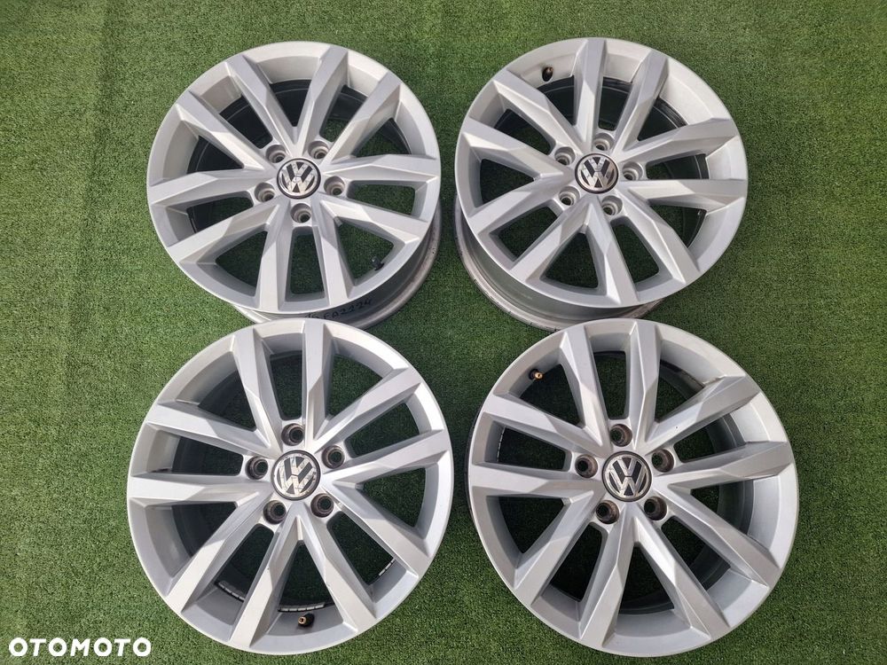 KOMPLET FELG FELGI ALU VW VOLKSWAGEN 3G0 3G GOLF PASSAT TOURAN 16 ET41 - 2