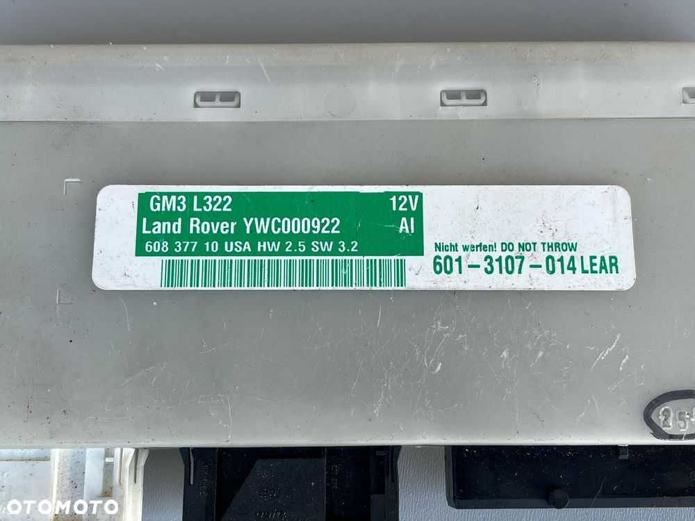Moduł komfortu YWC000922 RANGE ROVER LM L322 - 2