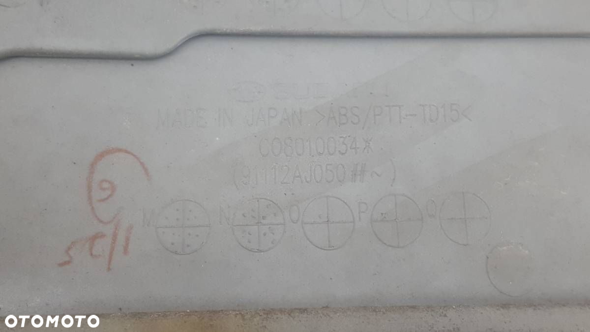 BLENDA KLAPY TYLNEJ TYŁ ZNACZEK LISTWA SUBARU OUTBACK IV BR 2010 - 5