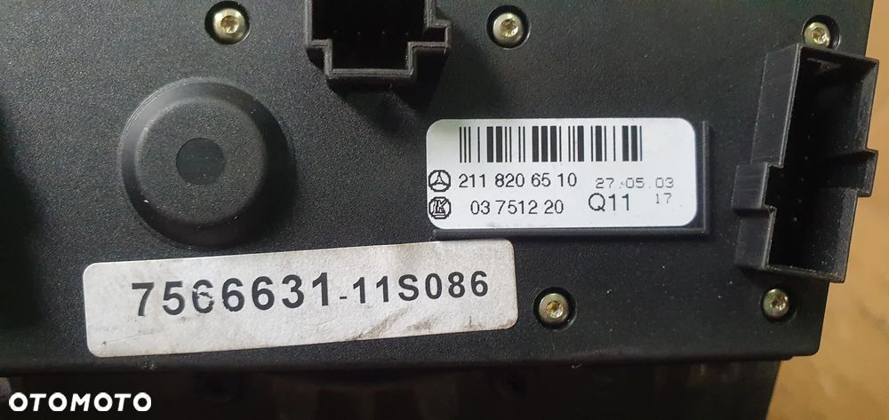 Ramka dekor tunelu wybieraka Mercedes E-Klasa W211 A2115420126 - 7