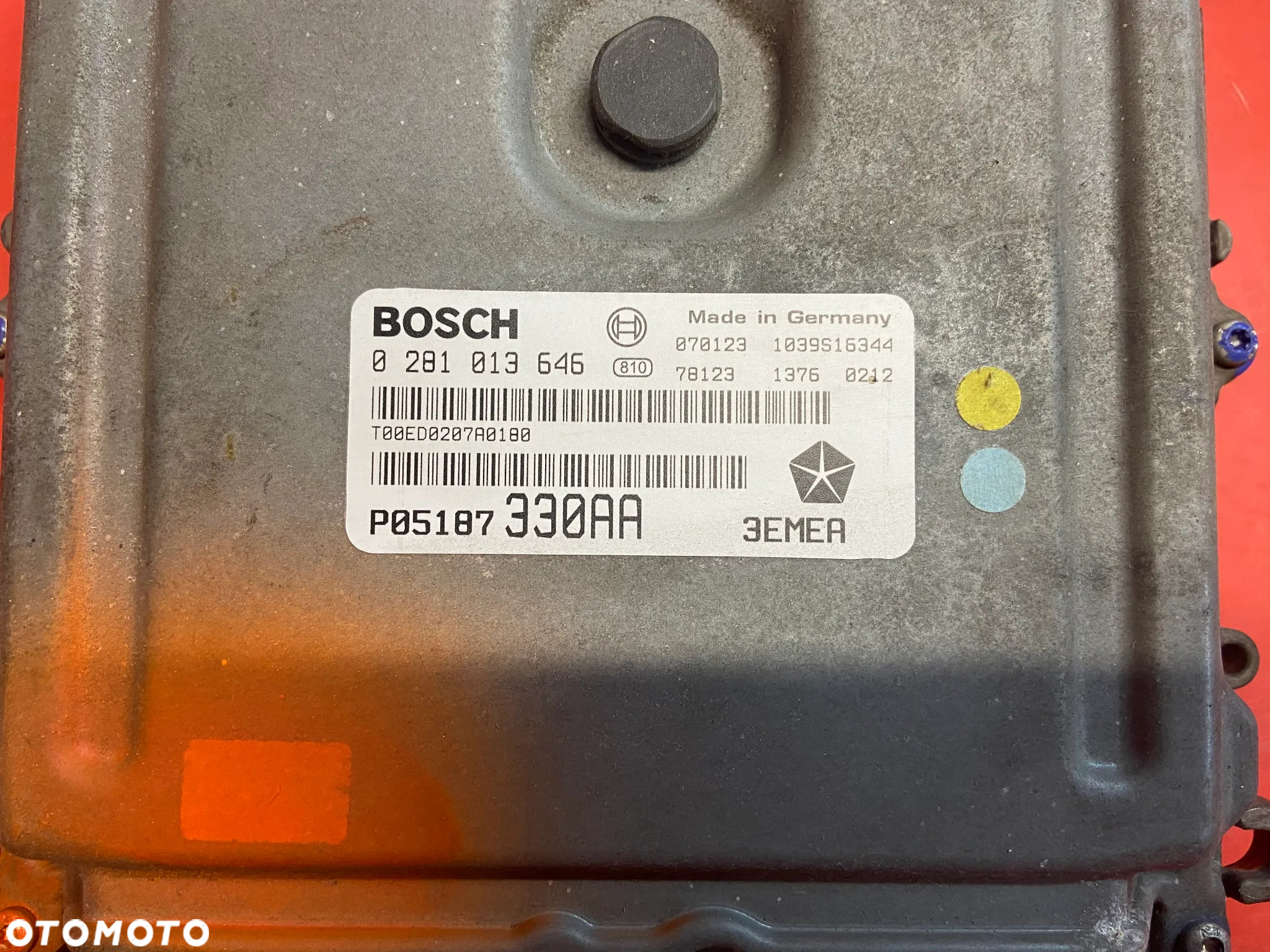 STEROWNIK SILNIKA KOMPUTER  JEEP COMMANDER 3.0 0281013646  P05187330AA 0 281 013 646 - 2