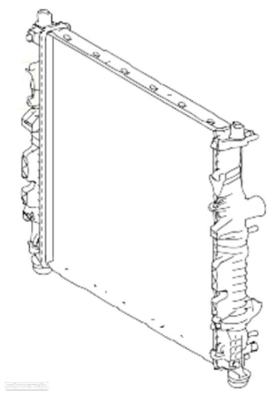 RADIADOR DE ÁGUA MERCEDES-BENZ CLASE R BM 251 - 1