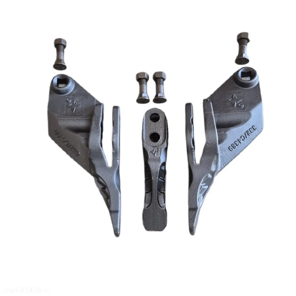 Zestaw zębów łyżki 30-45cm koparko ładowarka JCB 3CX 4CX-NOWY MODEL - 1