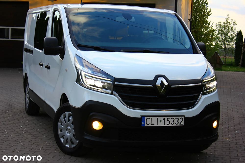 Renault TRAFIC 2.0 DCI 140KM 6 OSÓB BRYGADÓWKA LONG L2H1 FV23% - 2