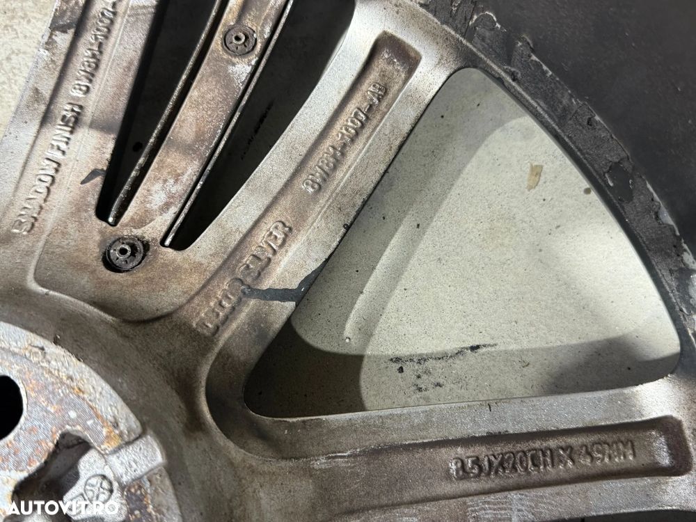 JANTE JAGUAR R20 / 5x108 /  XF X250 / 255/35 ZR20 97Y XL / 8,5JX20CH X 49MM / + CAUCIUCURI (X3) - 6