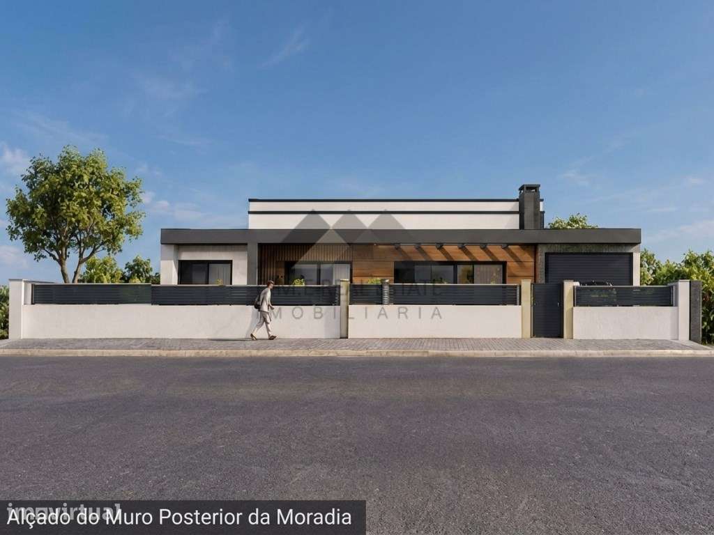 Moradia T3 Térrea Moderna com Piscina e Garagem | Em Construção - Grande imagem: 2/9