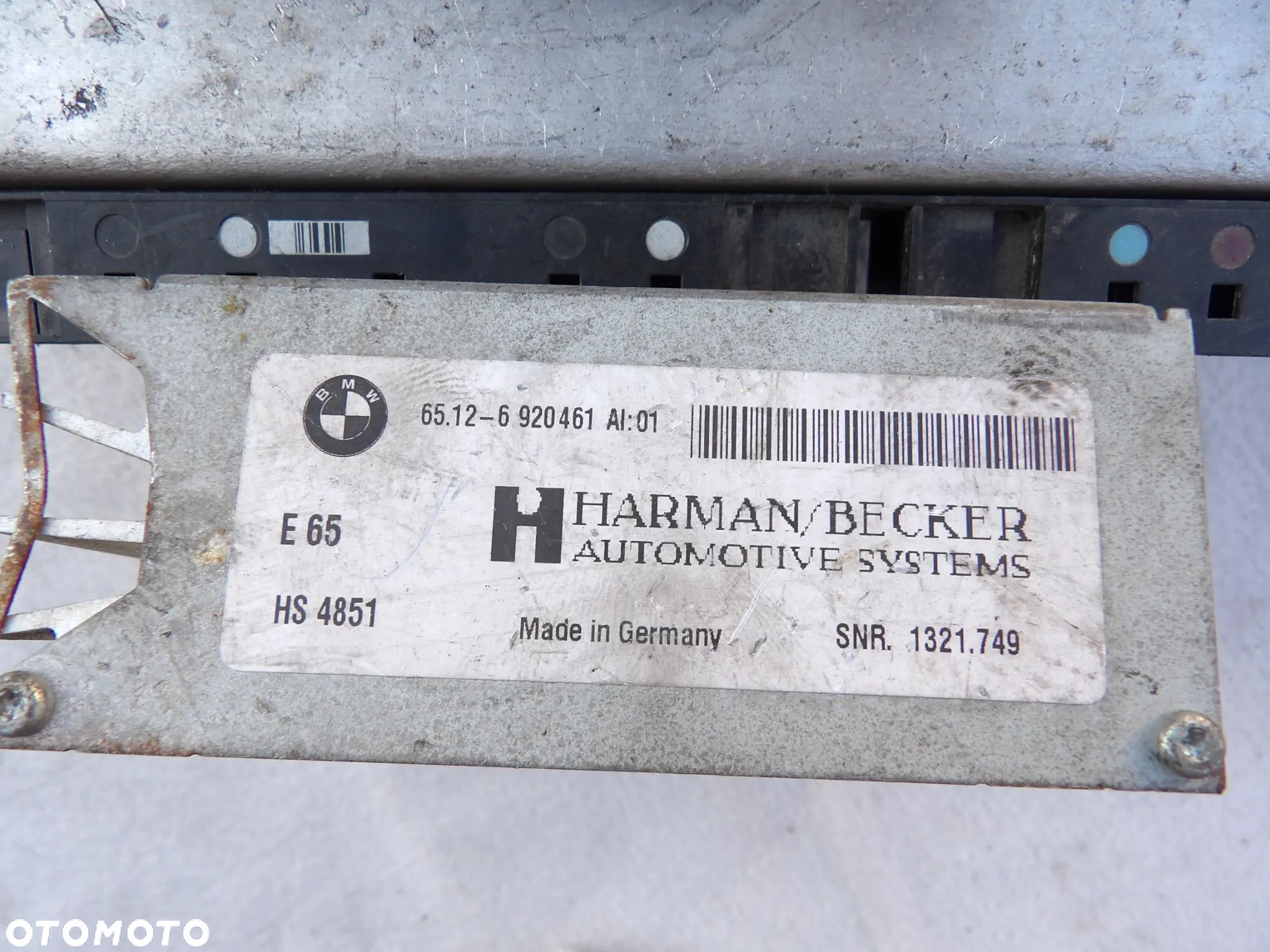 BMW - E60,E61 - WZMACNIACZ HIFI RADIA - 6920461 - 1
