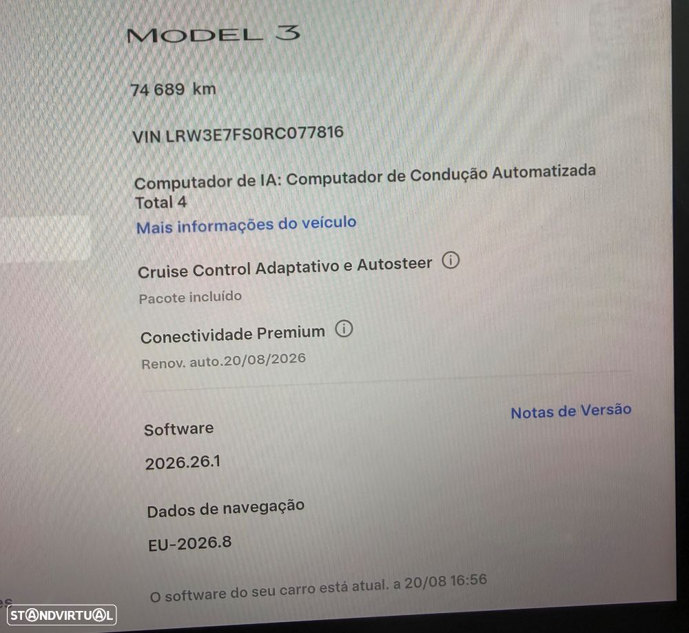Tesla Model 3 Tração Traseira Premium - 15