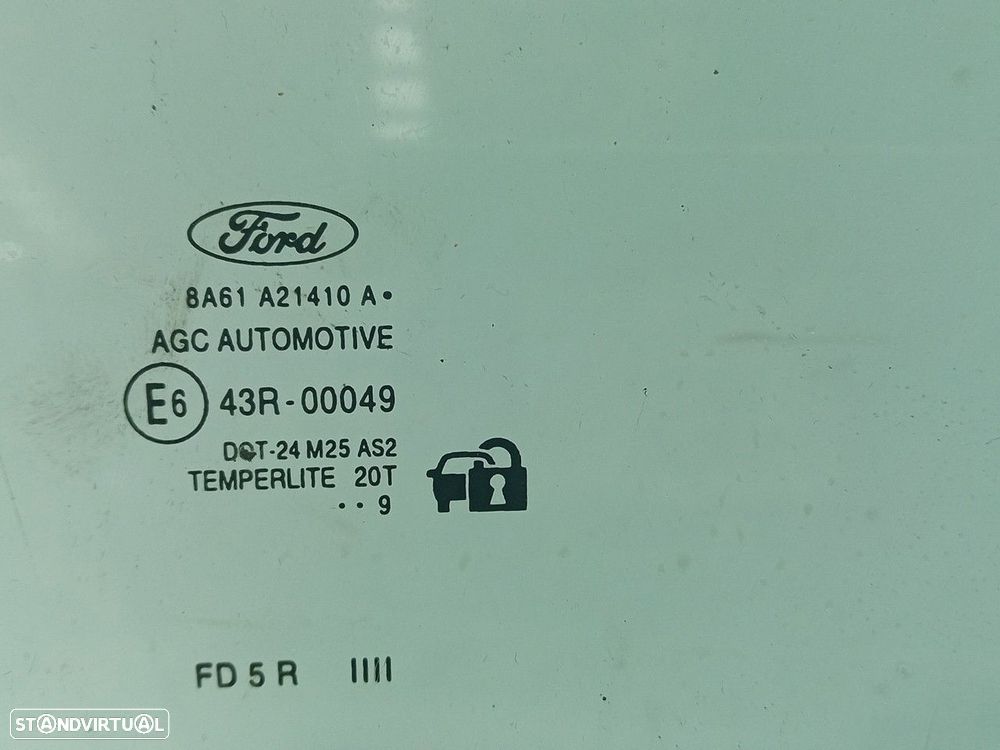 Vidro porta frente direita FORD Fiesta VI (CB1, CCN) - 2