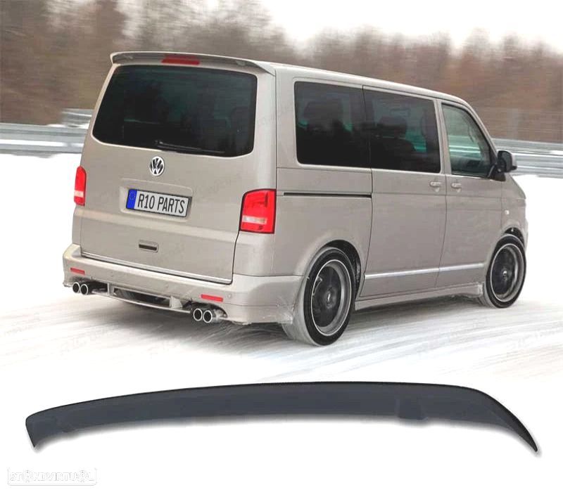 AILERON SPOILER TRASEIRO VOLKSWAGEN VW CARAVELLE TRANSPORTER T5 10-15 GFK - 1