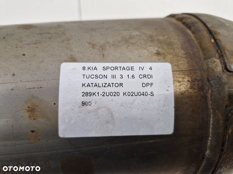 KIA SPORTAGE 4 IV TUCSON 3 III 1.6 CRDI KATALIZATOR DPF 289K1-2U020 K02U040-S - 4