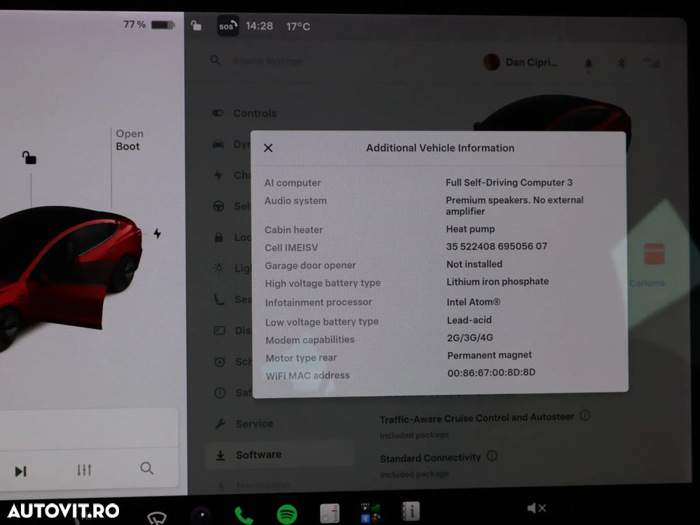 Tesla Model 3 Standard Reichweite Plus Hinterradantrieb - 16