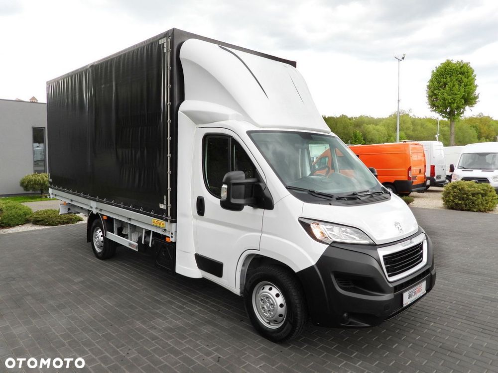 Peugeot BOXER PLANDEKA 10 PALET TEMPOMAT PNEUMATYKA KLIMATYZACJA  165KM - 5