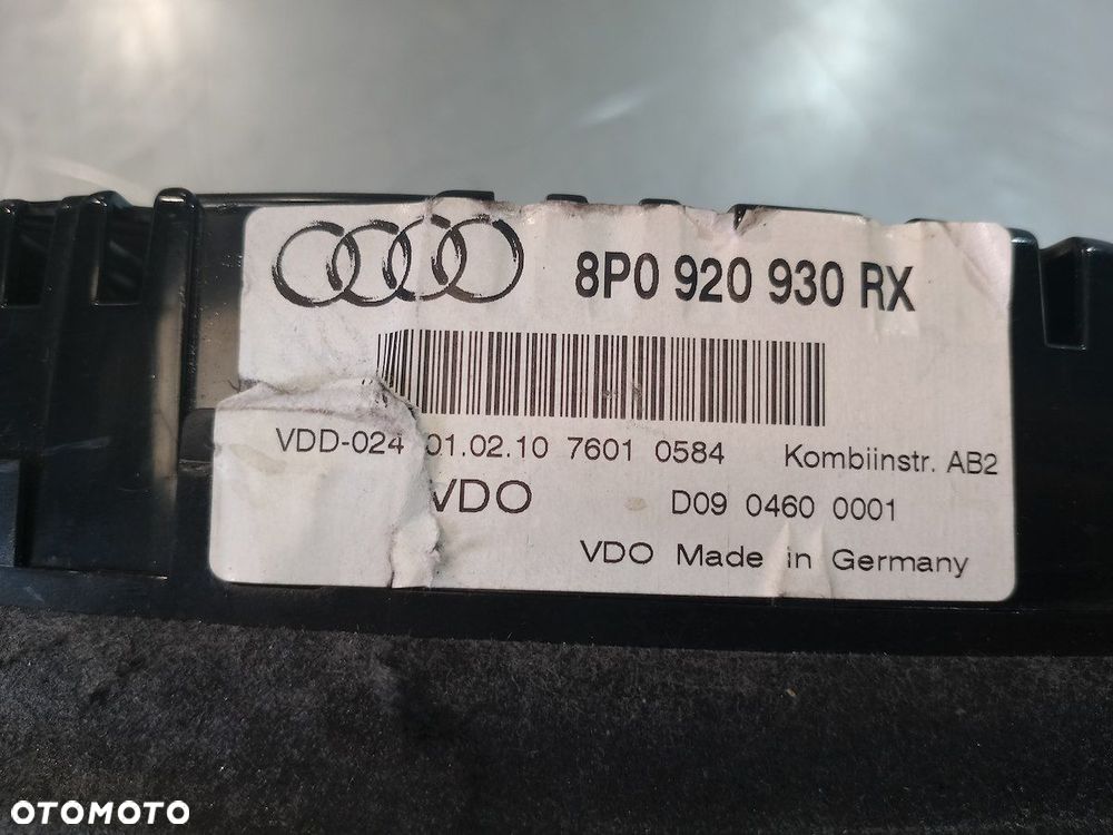 LICZNIK AUDI A3 ( 8P1 ) 8P0920930RX - 5