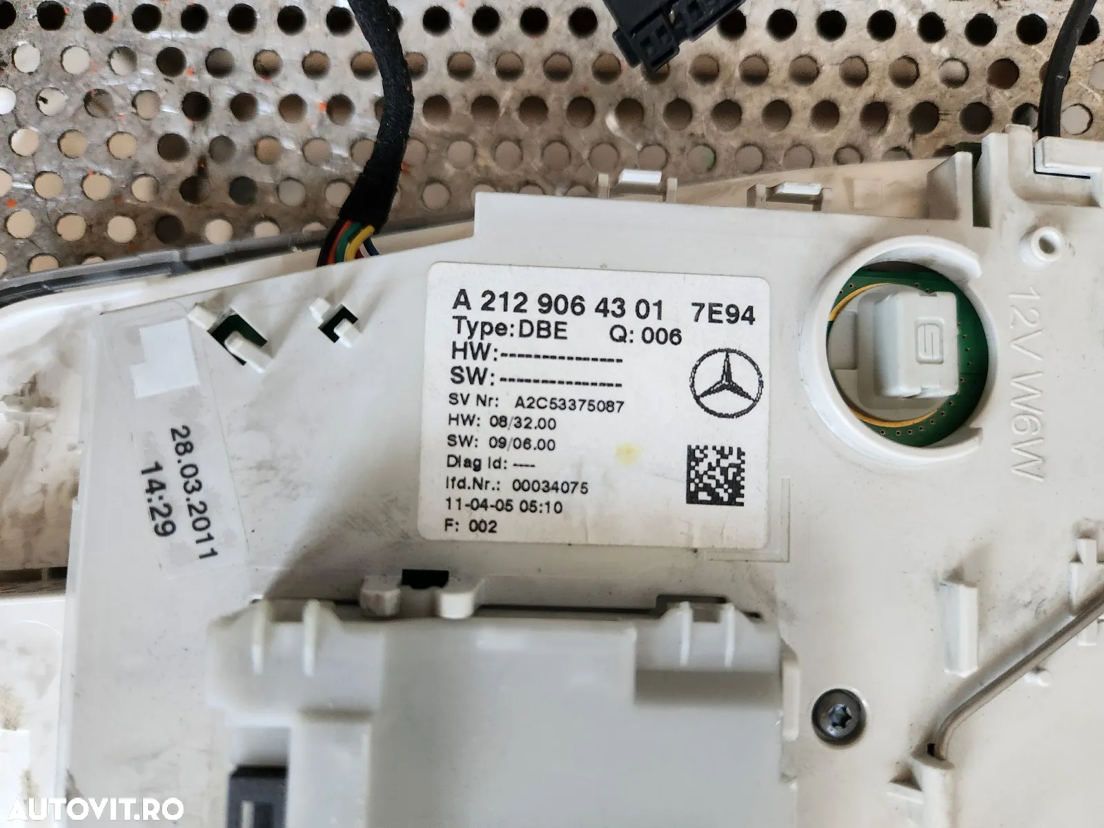 Plafoniera Mercedes E Class W212 Cod A - 7