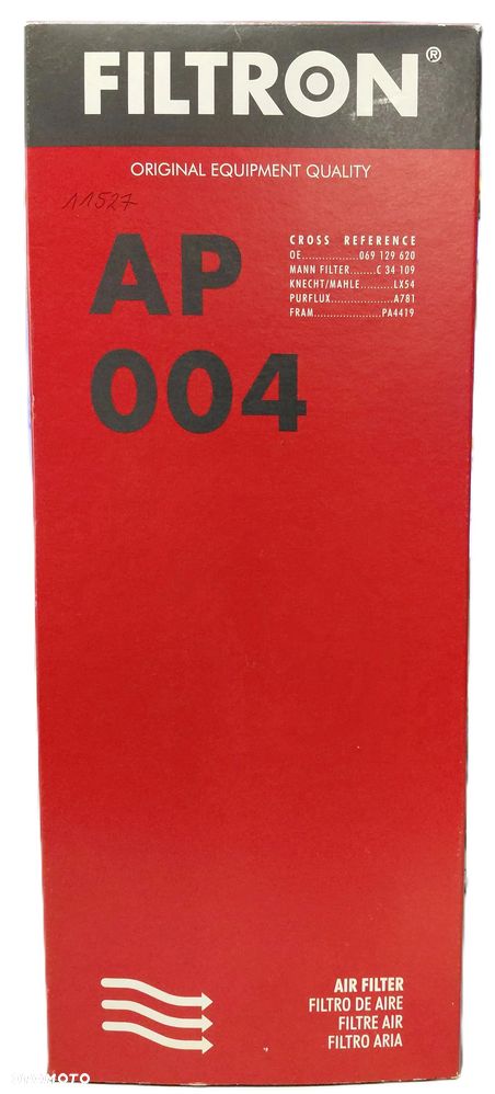Filtr powietrza (Filtron AP004) ARO, AUDI, VW VOLKSWAGEN - 2