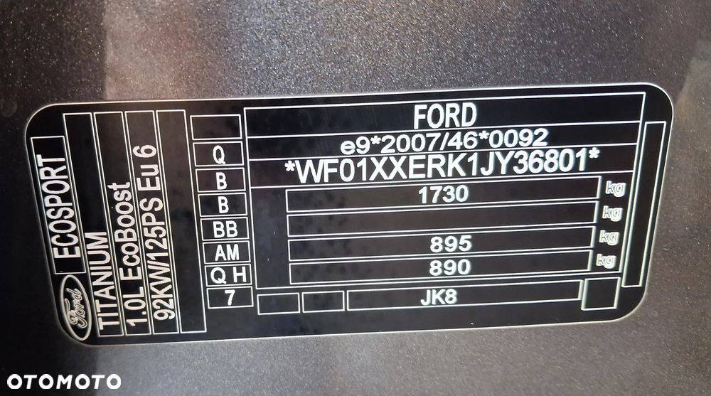 Ford EcoSport 1.0 EcoBoost TITANIUM - 40