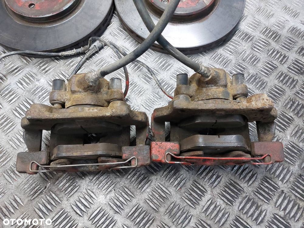 TARCZE HAMULCOWE PRZÓD + KLOCKI + ZACISKI MERCEDES-BENZ W210 - 2