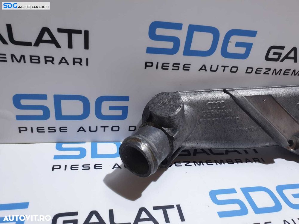 Corp Carcasa Termostat Apa Audi A4 B6 2.5 AYM AKE BFC BCZ BDG BAU BDH 2001 - 2005 Cod 059121121D [D0373] - 4