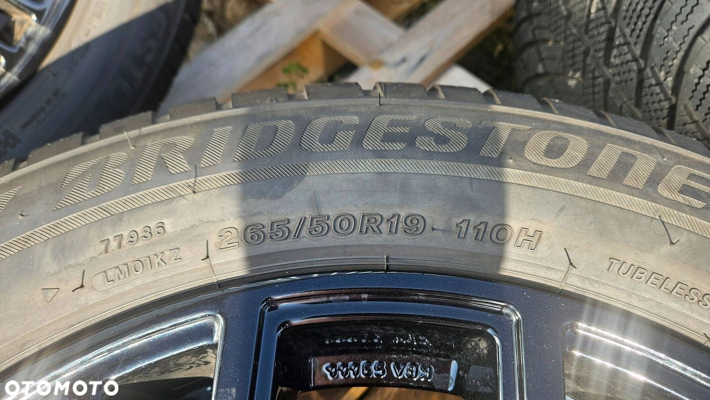 FELGI BROCK 9.0x19" ET41 5x112 OPONY BRIDGESTONE 265/50 R19 7MM 2021r - 9