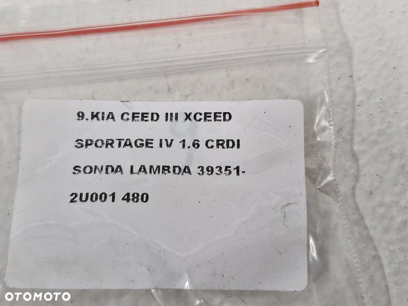 KIA CEED III XCEED SPORTAGE IV 1.6 CRDI SONDA LAMBDA 39351-2U001 - 7