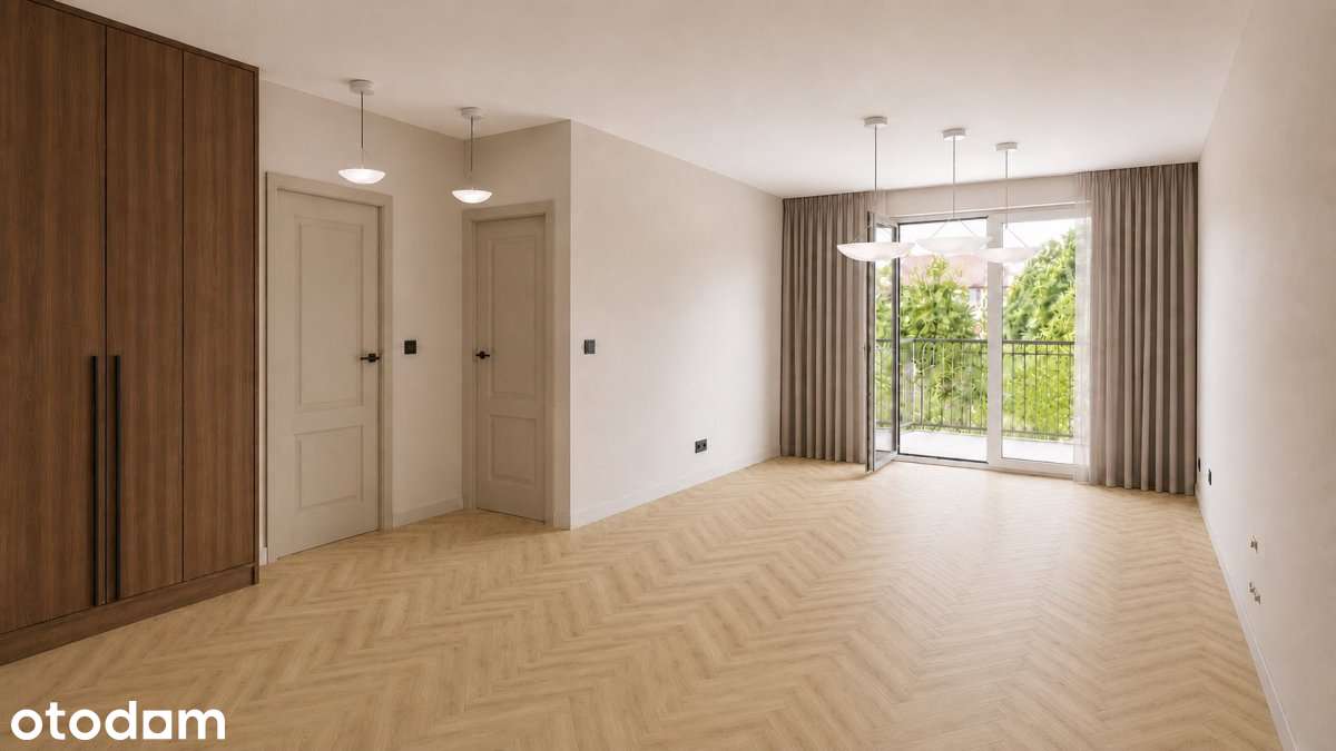 Wykończone pod klucz 2-pok 48,8m2 | balkon 7,4m2 |