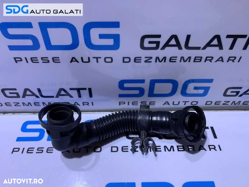 Conducta Tub Tubulatura Racord Aer Capac Motor Epurator Gaze Seat Altea 2.0 TDI CEGA 2007 - 2013 Cod 03L103493 - 3