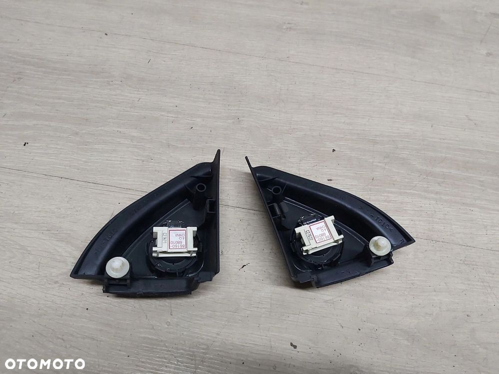 Toyota Corolla E15 osłona lusterka głośnik drzwi przód Komplet lewa prawa - 14