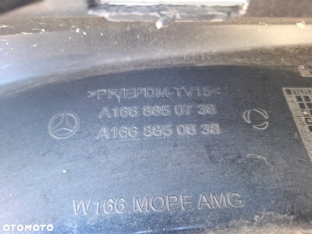 MERCEDES GLE W166 AMG 63 ZDERZAK PRZÓD PRZEDNI a1668850738 - 16