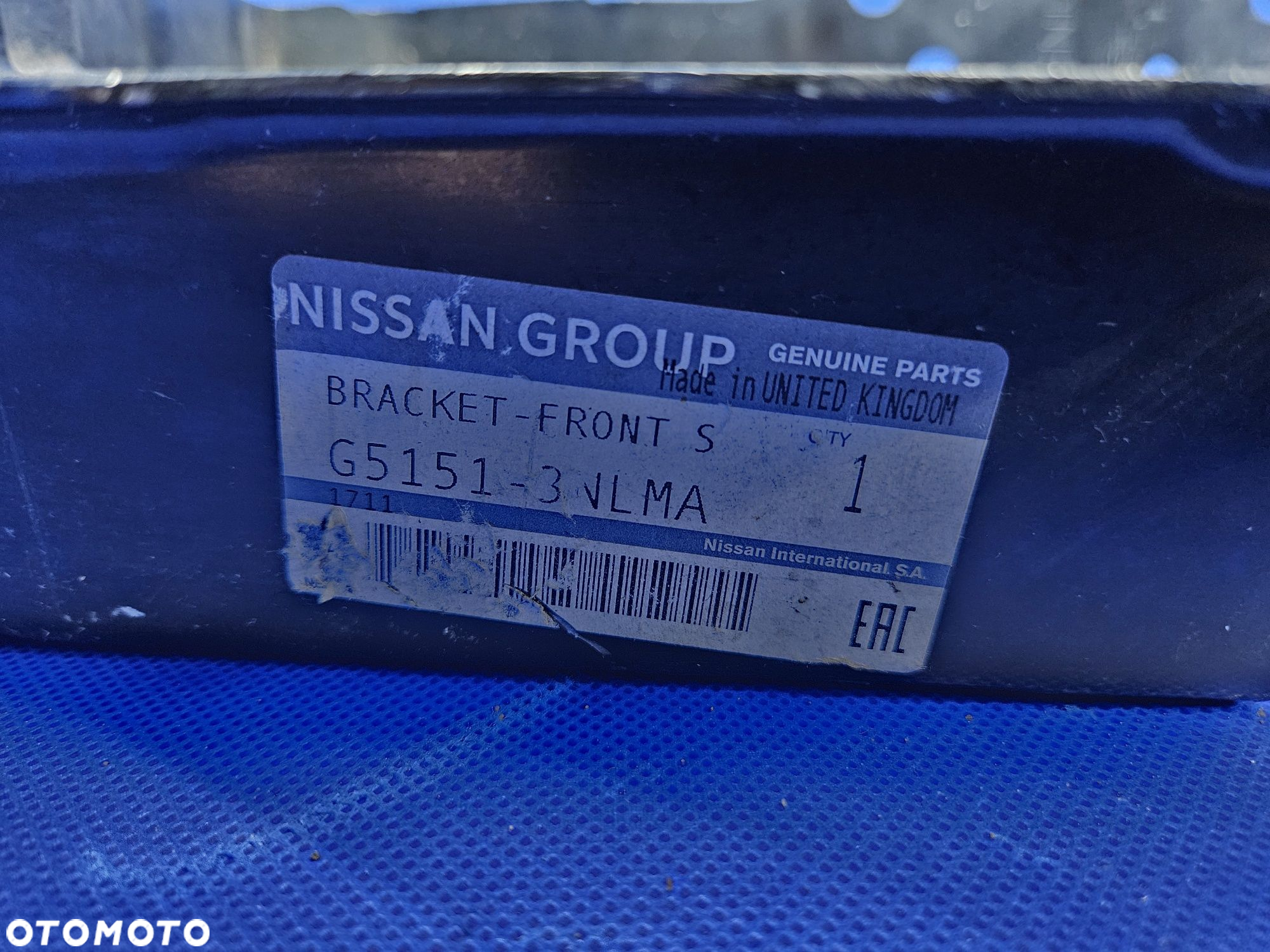 WZMOCNIENIE pasa przedniego NISSAN LEAF II lewe lewy przód podłużnica - 8