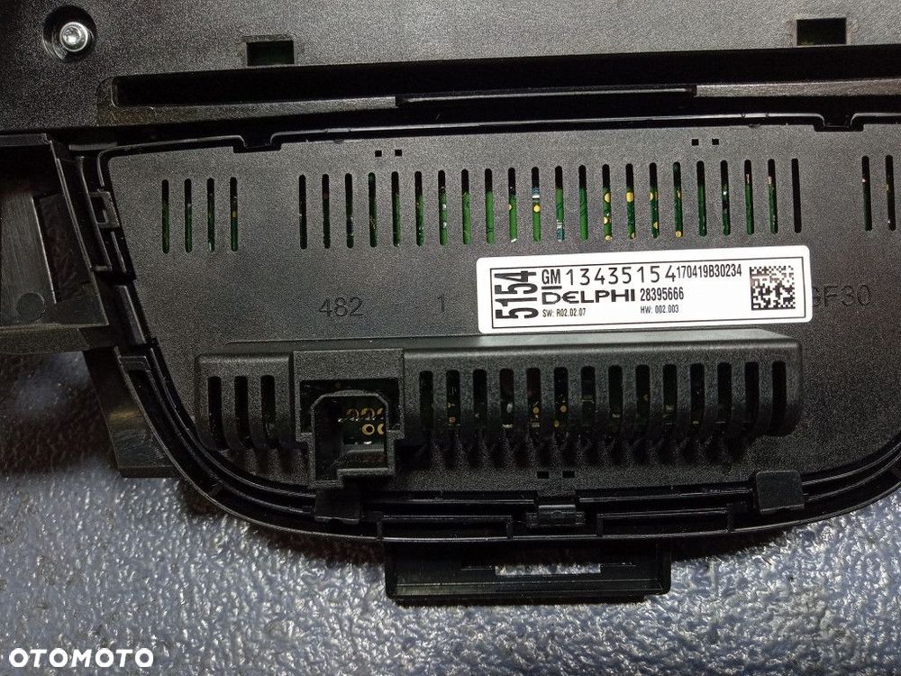 OPEL ASTRA J RADIO CD400 PLUS WYŚWIETLACZ PANEL KOMPLET 13444592 - 10