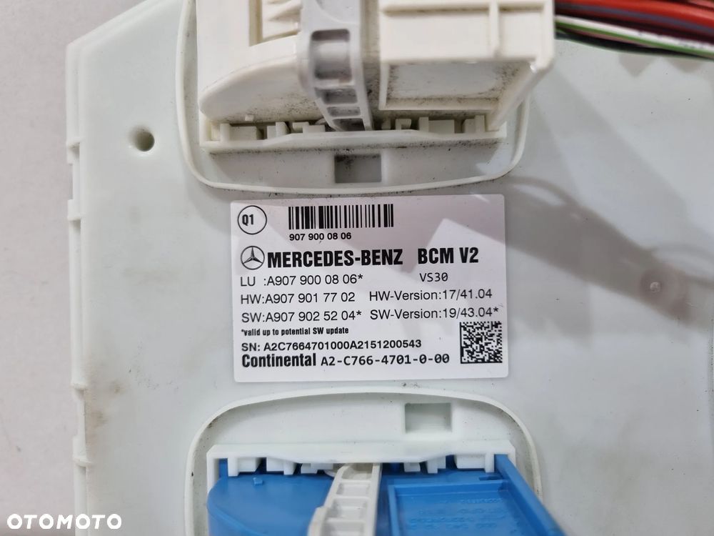 MERCEDES SPRINTER W907 W910 STEROWNIK MODUŁ BCM A9079000806 - 5