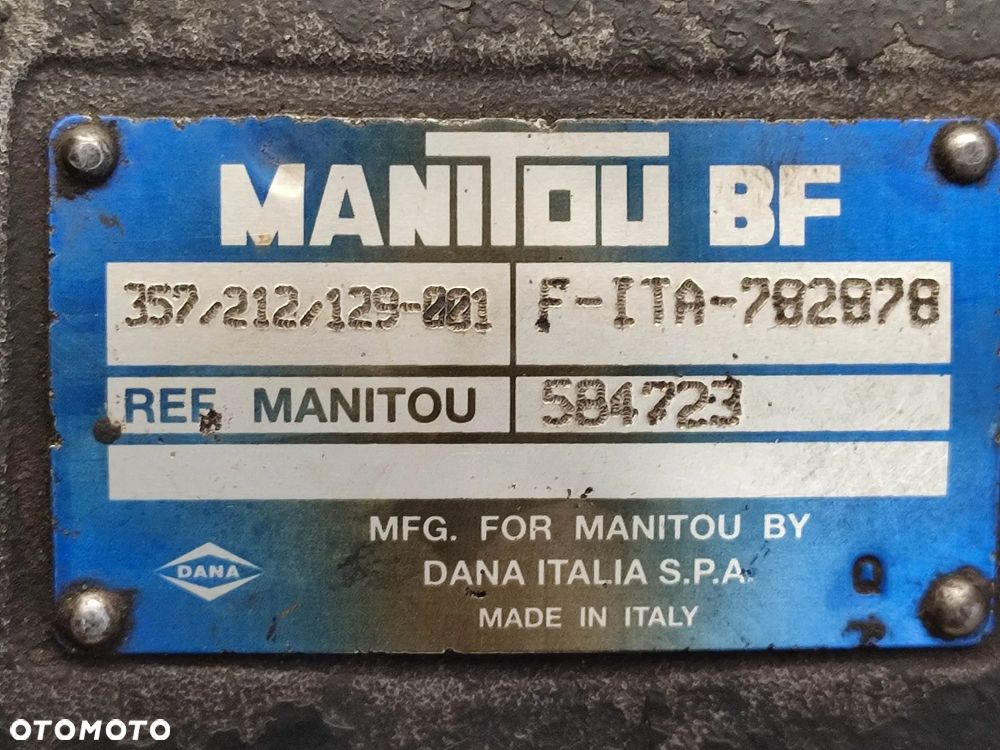 Atak mostu Manitou MRT 1432 (11x31)(Spicer F-ITA-782878) - 10