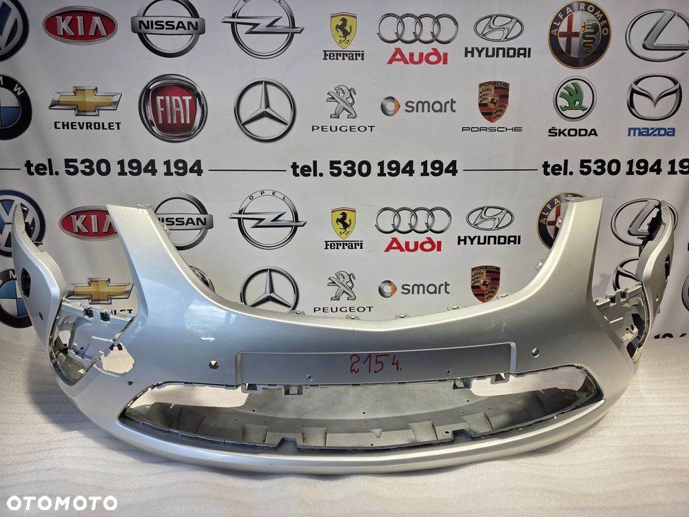 OPEL ZAFIRA C 11- ZDERZAK PRZEDNI PRZÓD NA SPRYSKI + 4xPDC KOLOR SREBRNY METALIK NR 13300485 NR AUKCJI NZ2154 - 1
