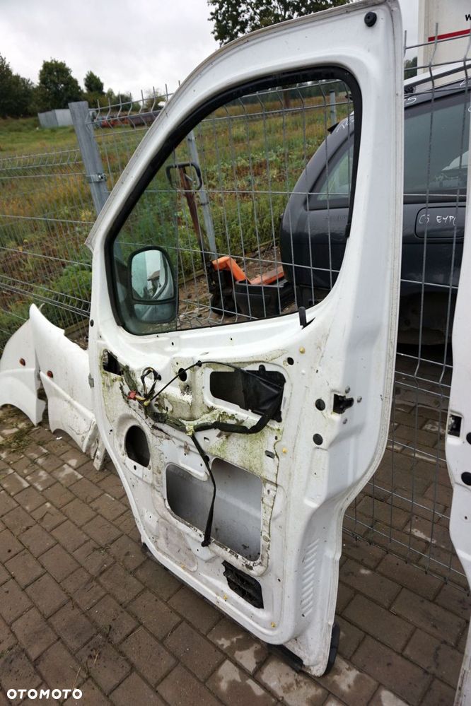 DRZWI PRZEDNIE PRAWE TRAFIC II  VIVARO PRIMASTAR BIAŁY RENAULT 2001-2014 - 7