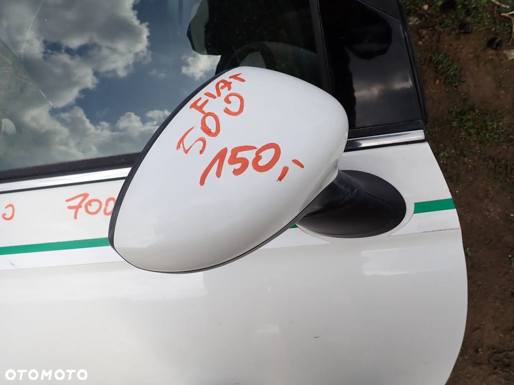 FIAT 500 LUSTERKO PRAWE EUROPA - 2