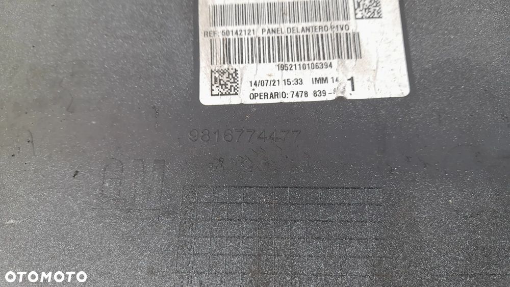 OPEL COMBO E DOKŁADKA LISTWA GRILL ZDERZAKA PRZÓD 9816774477 - 7