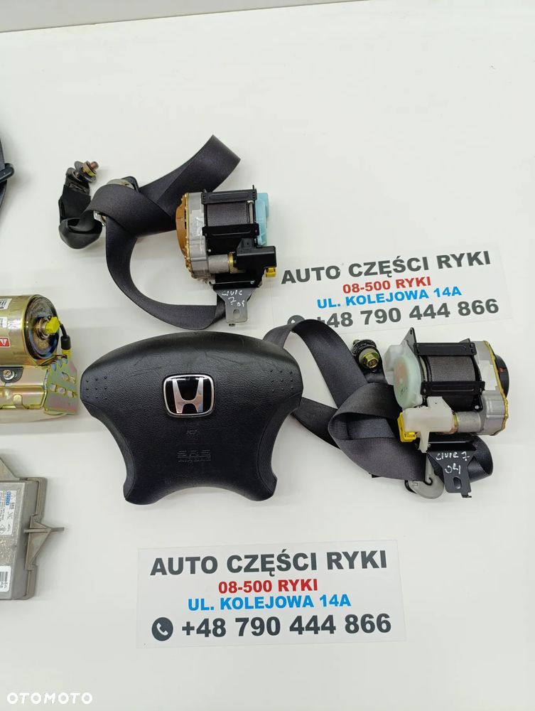 Honda civic VII 04r komplet poduszek powietrznych z pasami - 3