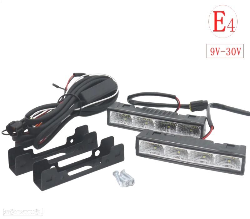 KIT LUZ DIURNA UNIVERSAL LEDS ALTA INTENSIDADE - 4