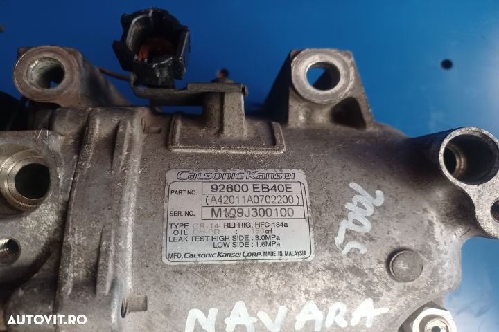 Compresor AC 92600eb40e Nissan Navara D40 [2005 - 2010] - 8