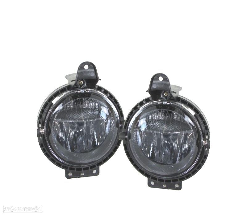FARÓIS DE NEVOEIRO PARA MINI R55 R56 R57 R58 R59 06-13 PRETO FUMADO - 1