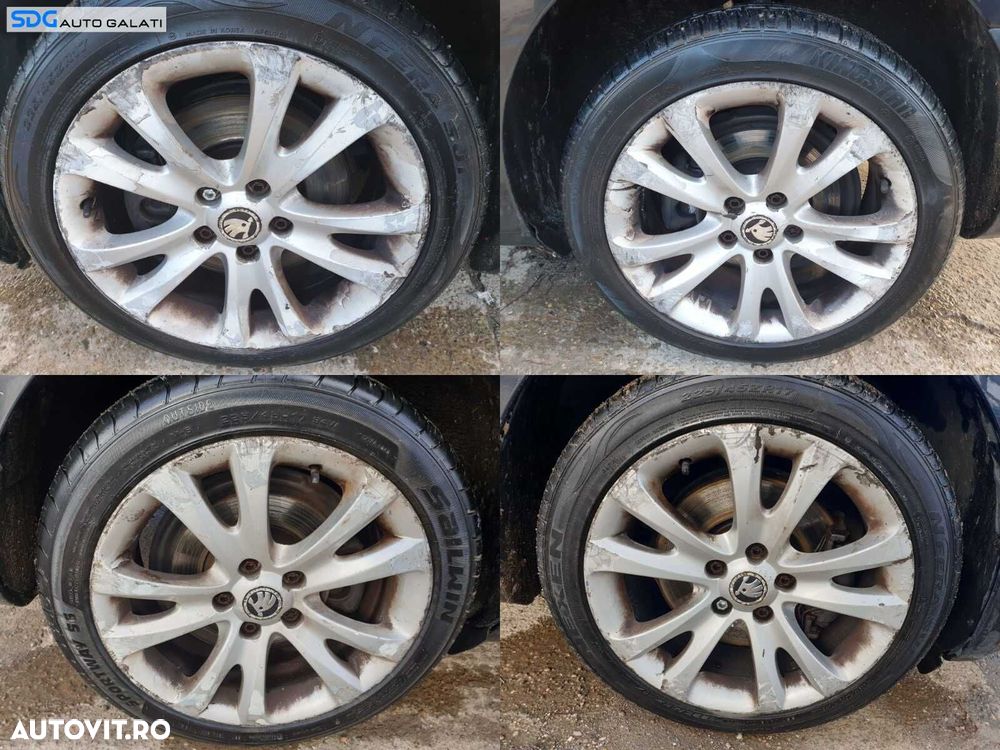 Set 4 Jante Roti Aliaj 225 45 17 R17 5x112 Volkswagen Golf 6 2008 - 2014 Cod sdgj17bss23 - 1