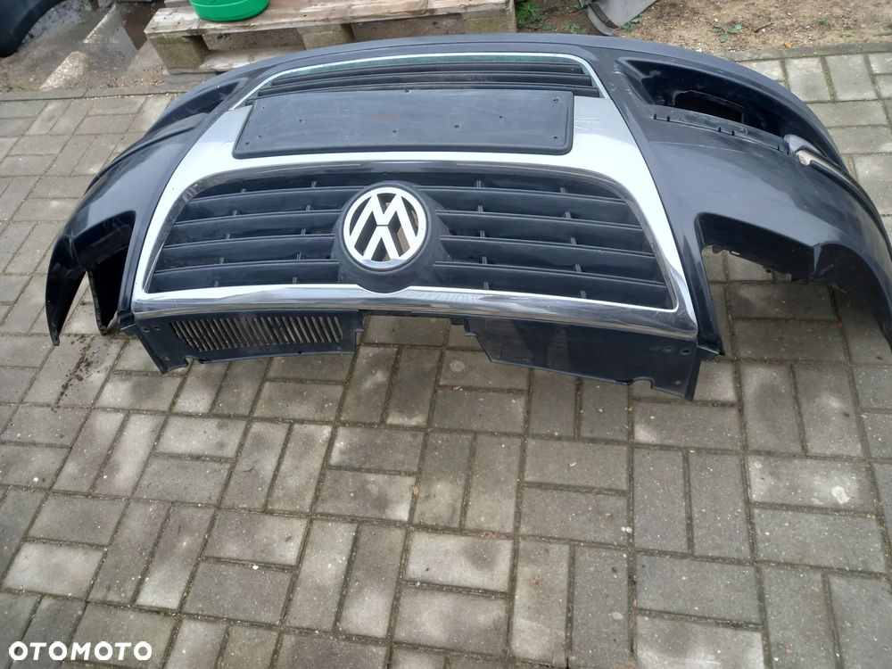 VW PASSAT B6 ZDERZAK PRZEDNI PRZÓD CZARNY - 13