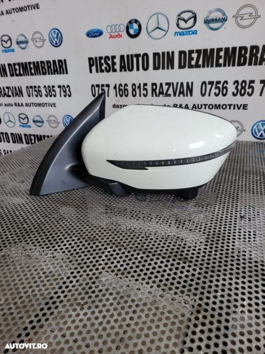 Oglinda Stanga Cu Camera Si Rabatare Electrica Nissan Qashqai II J11 An 2013-2018 Europa - 1