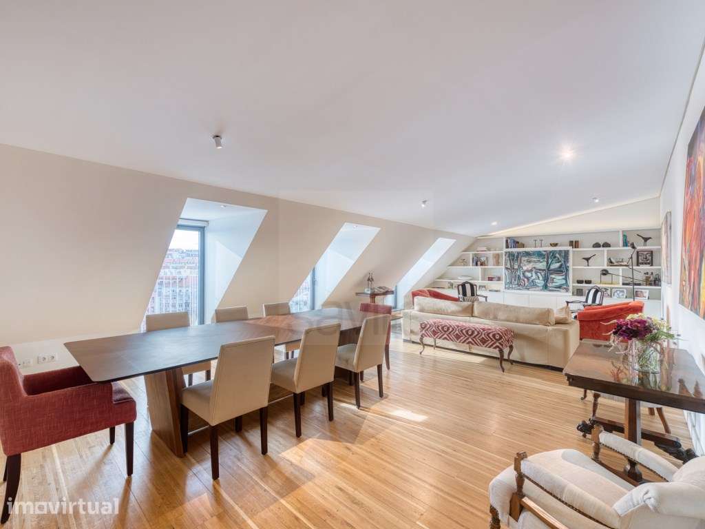 Penthouse T3 com vista rio, na Graça, em Lisboa - Grande imagem: 2/34