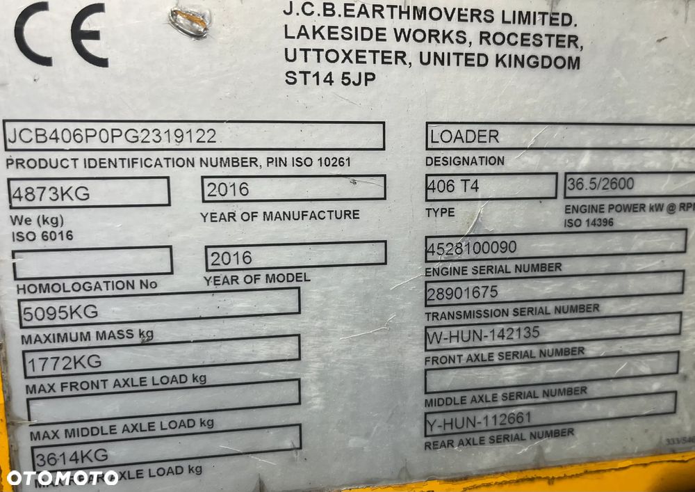 JCB 406 T4 - 14